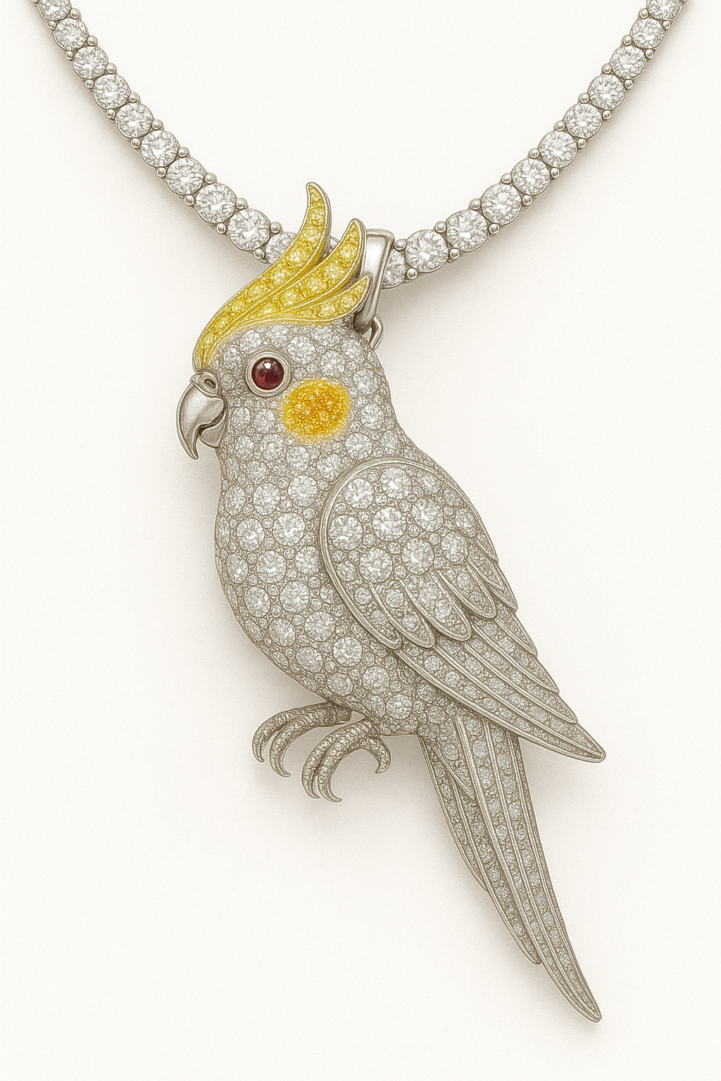Cacatúa Diamond Pendant
